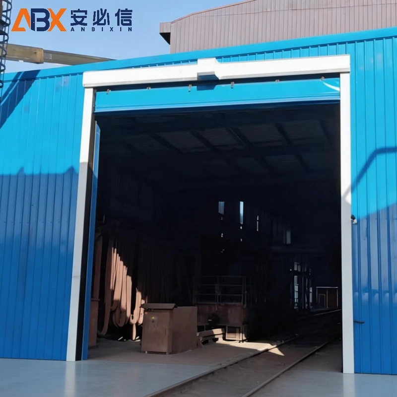 广元市软帘堆积门